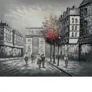 Paris Street Canvas Oil Painting