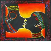 Silhouettes of Love Canvas Oil Painting