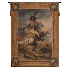 Cavalier de la Garde Imperiale French Tapestry Wall Hanging