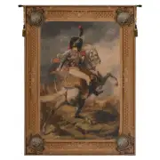 Cavalier De La Garde Imperiale French Wall Tapestry - 44 in. x 58 in. Wool/cotton/others by Theodore Gericault