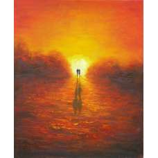 Evening Glow Canvas Wall Art