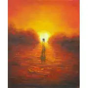 Evening Glow Canvas Oil Painting