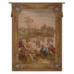 Les Patineurs European Tapestry Wall hanging