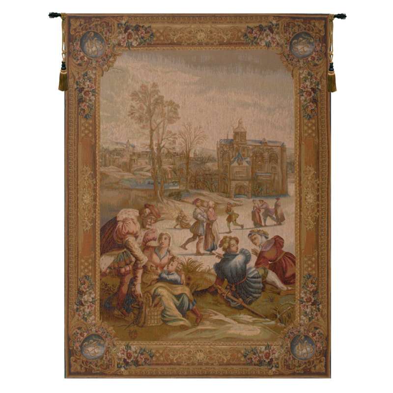 Les Patineurs French Tapestry
