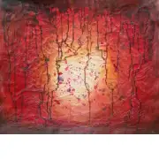 Fiery Chasm Canvas Oil Painting