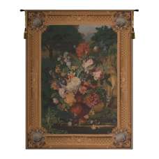 Grand Bouquet Flamand European Tapestry Wall hanging
