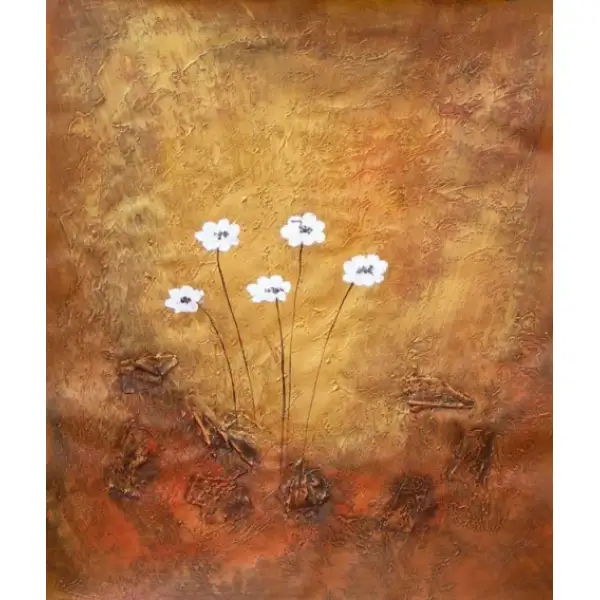 Flowers White as Snow Canvas Oil Painting