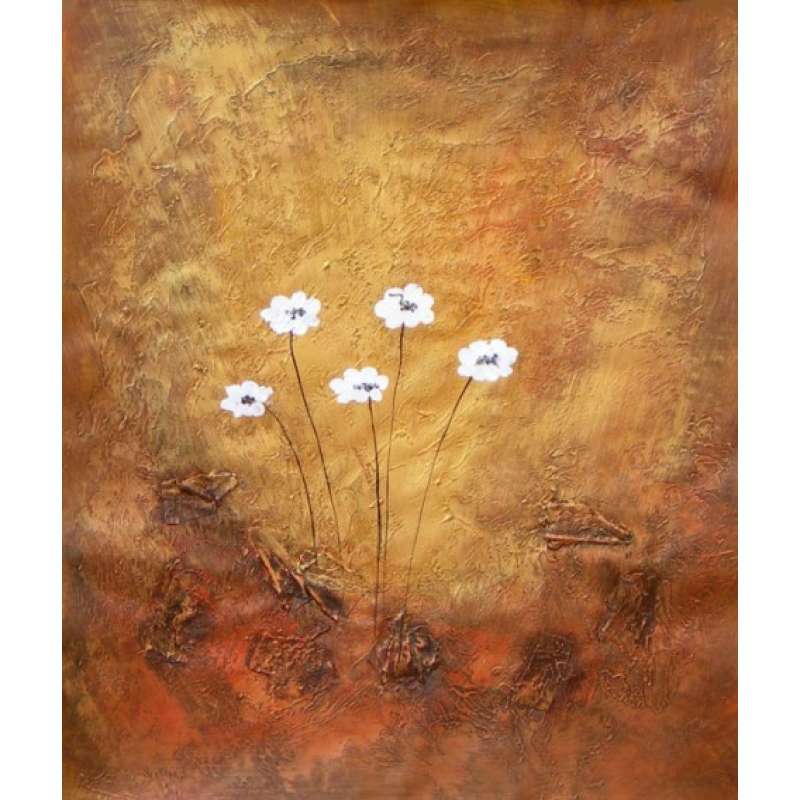 Flowers White as Snow Canvas Oil Painting
