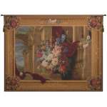 Bouquet Et Architecture Horizontal European Tapestry Wall hanging