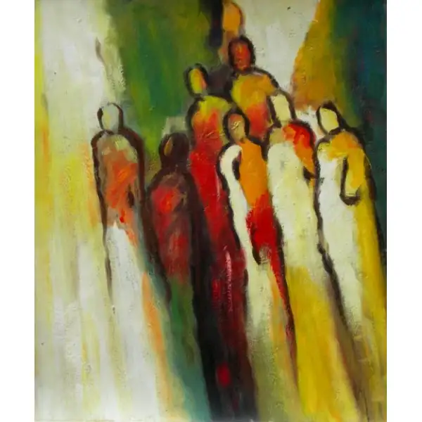 In This Together Canvas Oil Painting