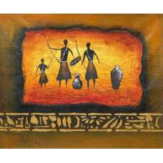 Passing on Tradition Canvas Oil Painting