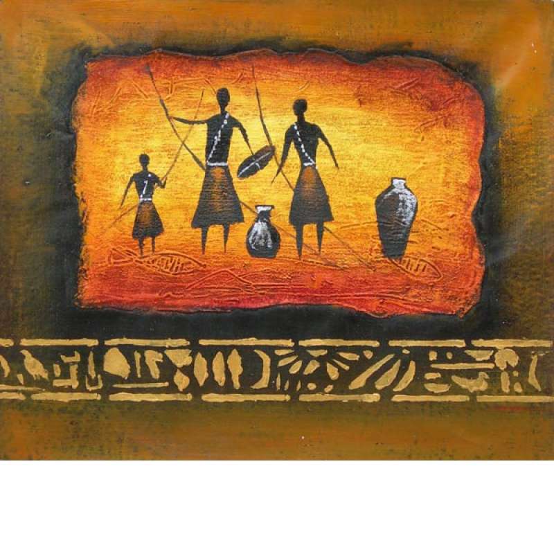 Passing on Tradition Canvas Oil Painting