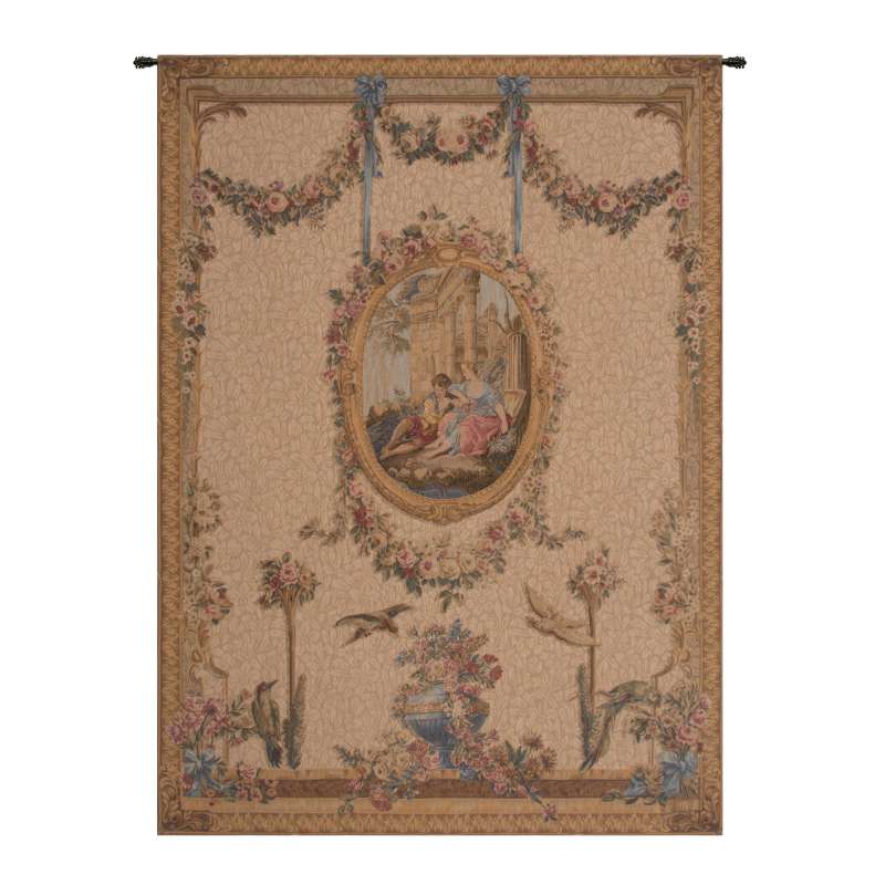 Serenade Creme French Tapestry Wall Hanging