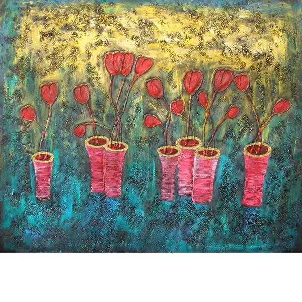Flowers of the Heart Canvas Oil Painting