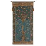 Woodpecker with Verse European Tapestry Wall hanging