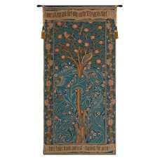 Woodpecker with Verse French Tapestry
