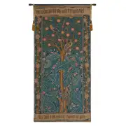 Woodpecker with Verse French Wall Tapestry