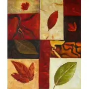 Autumnal Abstract Canvas Oil Painting