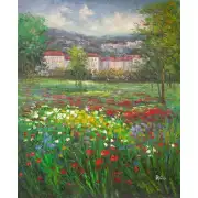 Wildflowers Canvas Oil Painting