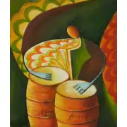The Bongo Player Canvas Oil Painting