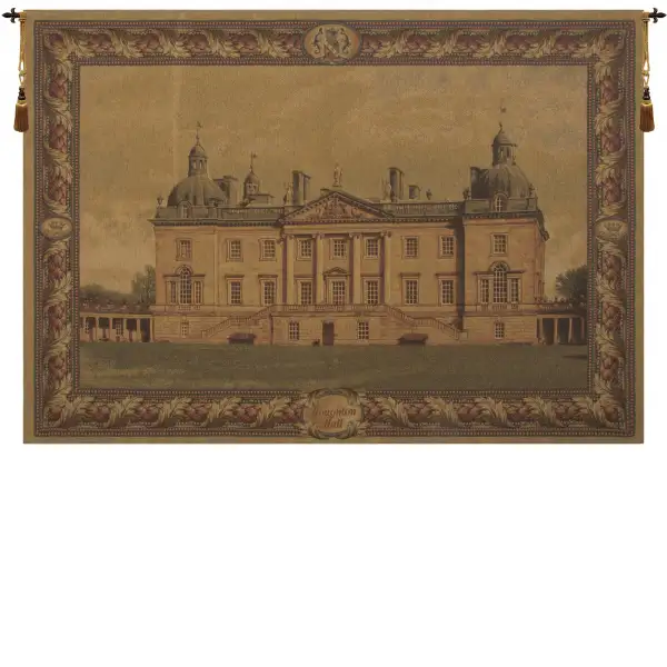 English Castle Belgian Wall Tapestry