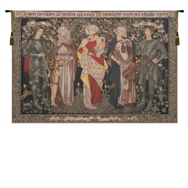 Charlotte Home Furnishing Inc. Belgium Tapestry - 40 in. x 28 in. Edward Burne Jones | Women's Worth