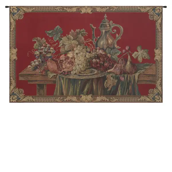 Apparence Still Even Rood Italian Wall Tapestry