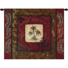 Palm Breeze Tapestry of Fine Art