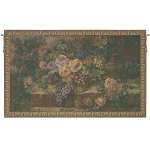 Bouquet with Grapes Green Italian Wall Hanging Tapestry