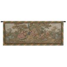 Scenes Galantes Italian Tapestry Wall Hanging