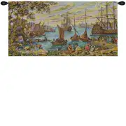 Porto Italian Tapestry - 33 in. x 19 in. Cotton/Viscose/Polyester by Francesco Guardi