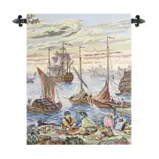 Barconi Italian Tapestry - 14 in. x 18 in. Cotton/Viscose/Polyester by Francesco Guardi
