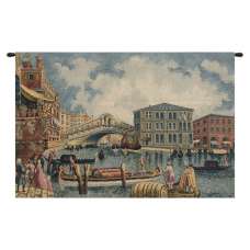 Ponte Di Rialto II Italian Tapestry Wall Hanging