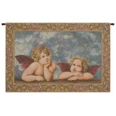 Raffaello's Angels Italian Tapestry Wall Hanging