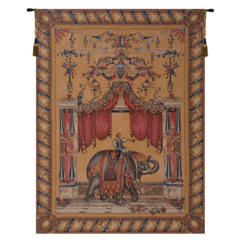 Grotesque Elephant French Tapestry