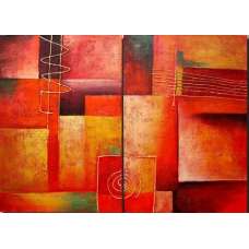 Red Tones Canvas Art