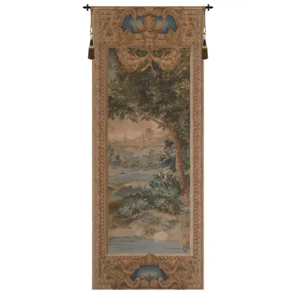 Charlotte Home Furnishing Inc. France Tapestry - 30 in. x 74 in. | Portiere Cascade II French Wall Tapestry