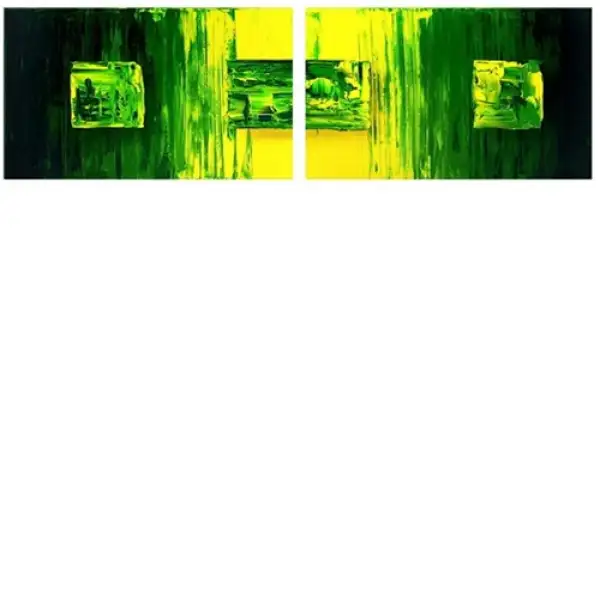 Green Wax Canvas Wall Art