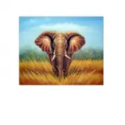 African Elephant Canvas Wall Art