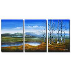 Family of Birch Canvas Art