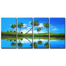 Prehistoric Palms Canvas Art