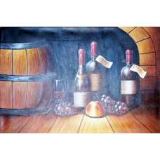 Wine Cellar II Canvas Art