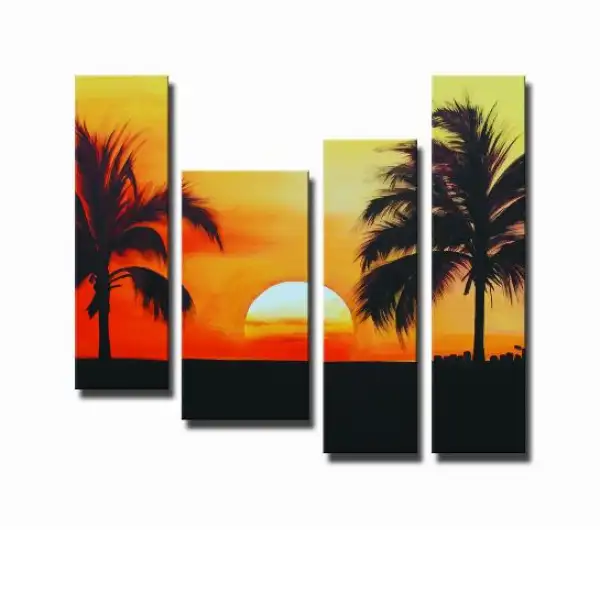 Superb Sunset Canvas Wall Art
