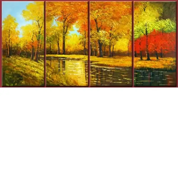 Autumnal Shades Canvas Wall Art