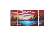 Fire on the Mountains Canvas Wall Art