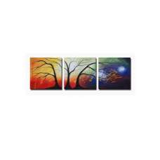Cosmic Trees Canvas Art
