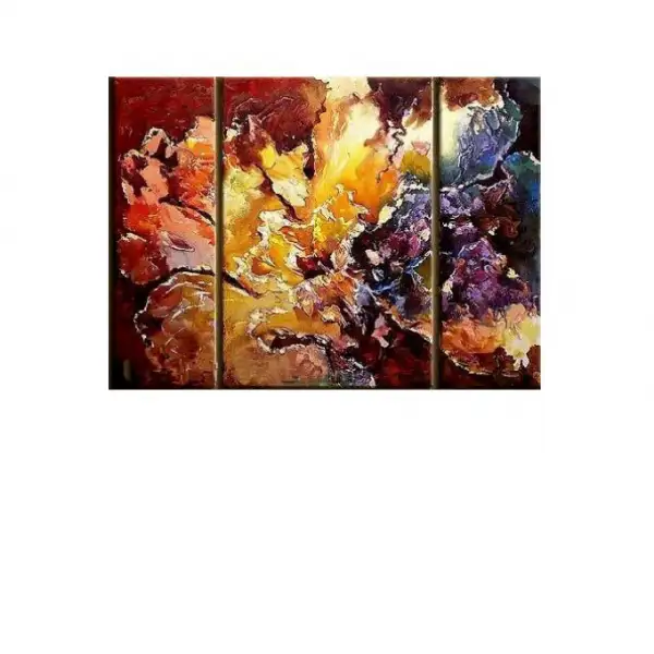 Coral Bouquet Canvas Wall Art