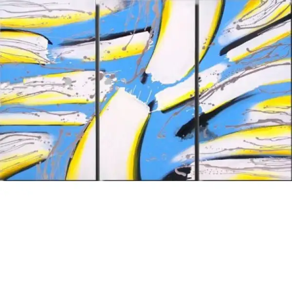 Splintered Shards Canvas Wall Art