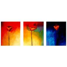 Triage of Tulips Canvas Art
