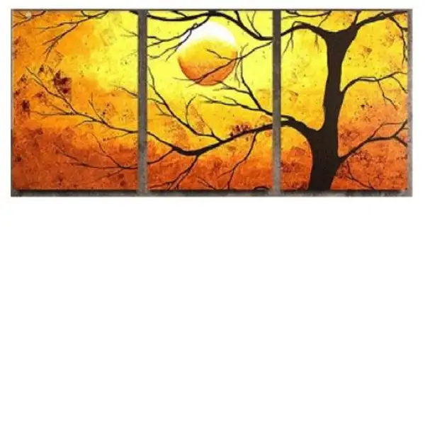 Tree Silhouette Canvas Wall Art